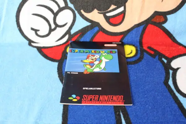1185 - Super Mario World Anleitung - Super Nintendo