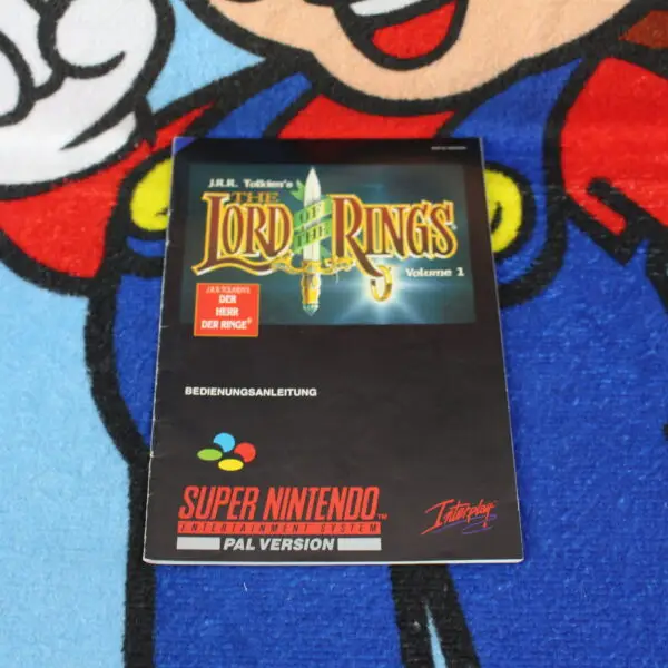 1187 - The Lord of the Rings Anleitung - Super Nintendo