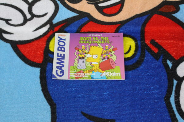 1223 - Bart vs. the Juggernauts Anleitung - Gameboy