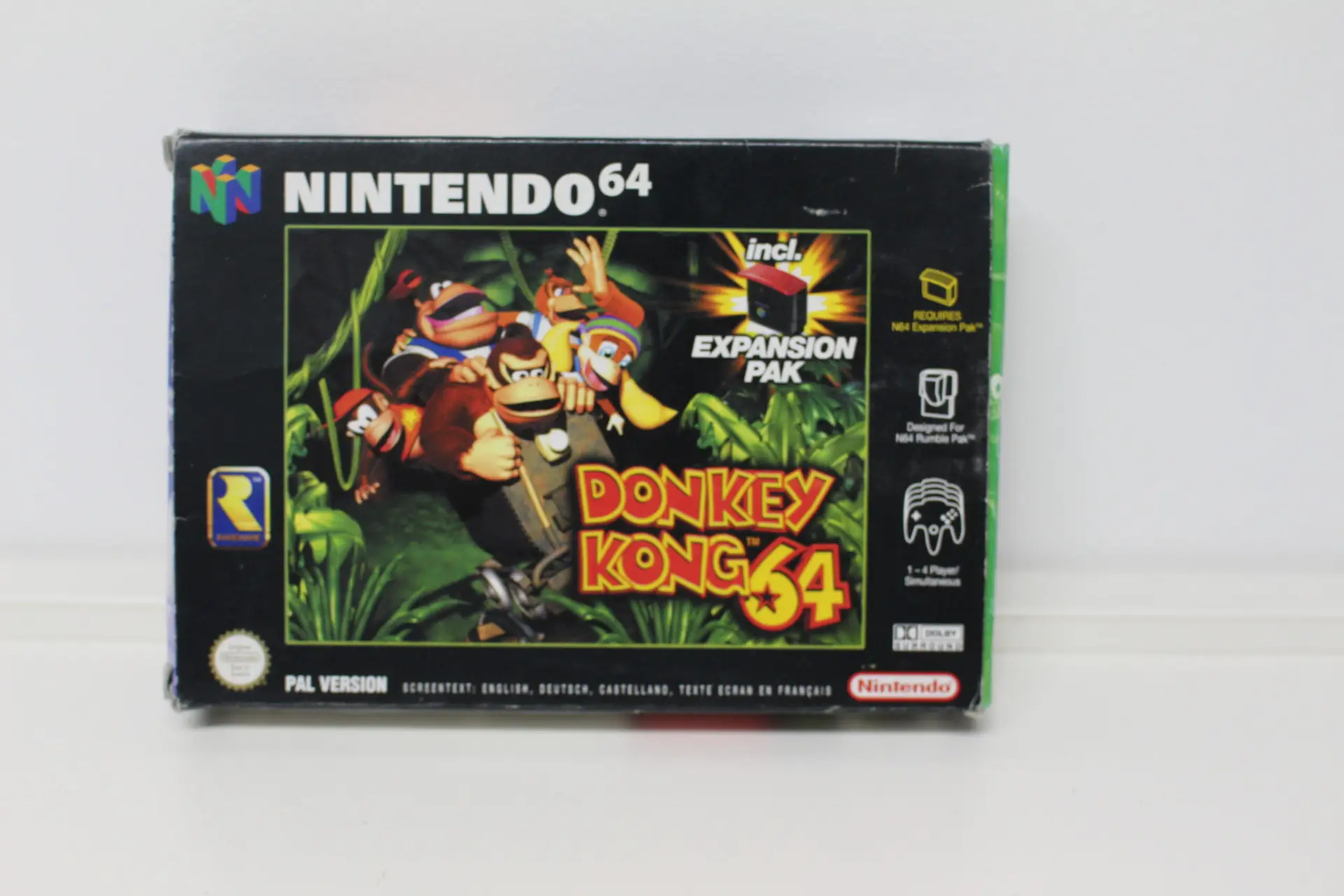 1242, 1409, 841 - Donkey Kong 64 in OVP - Nintendo 64