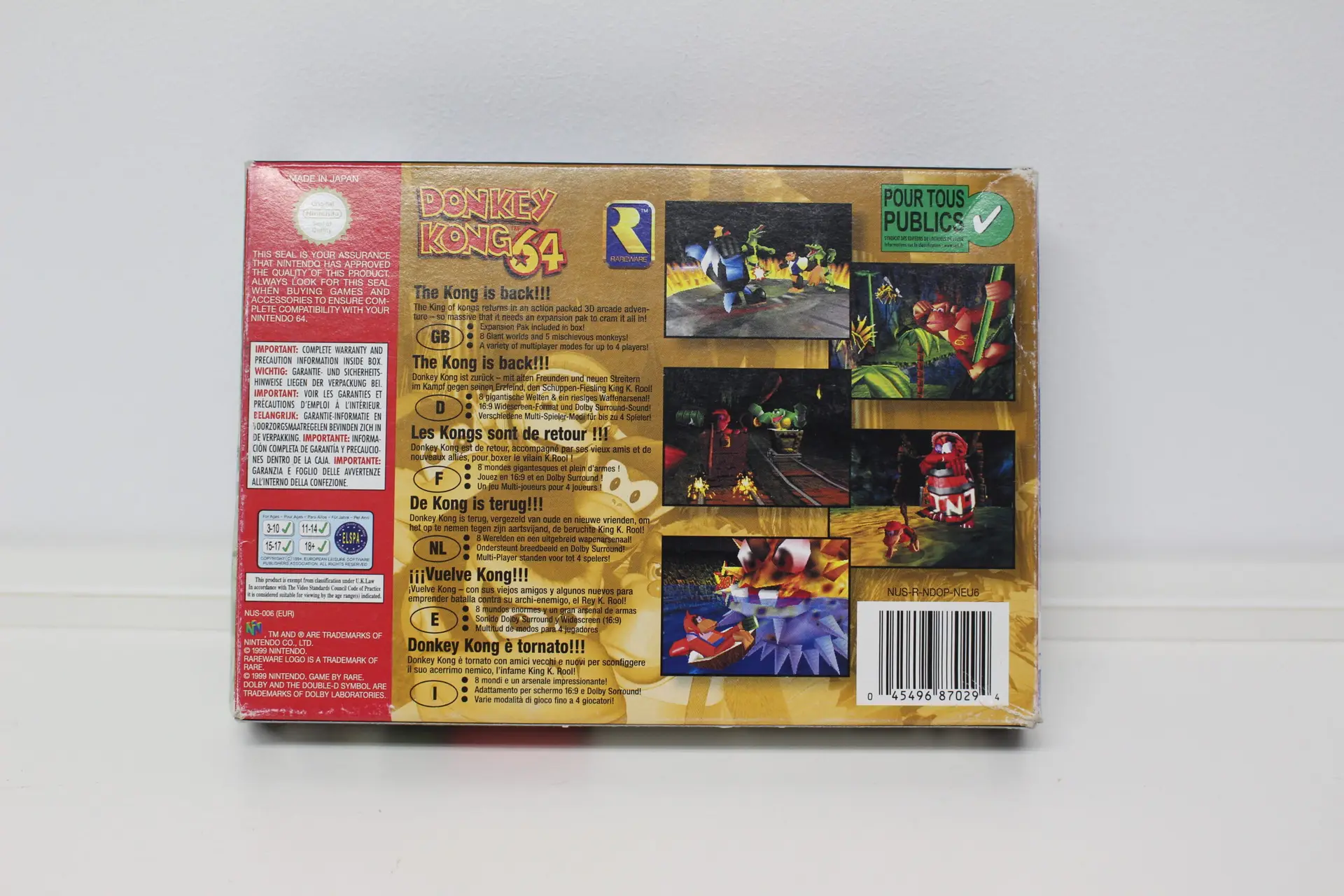 Donkey Kong 64 in OVP – Bild 2