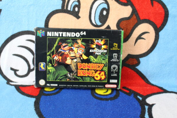1242, 1409, 841 - Donkey Kong 64 in OVP - Nintendo 64