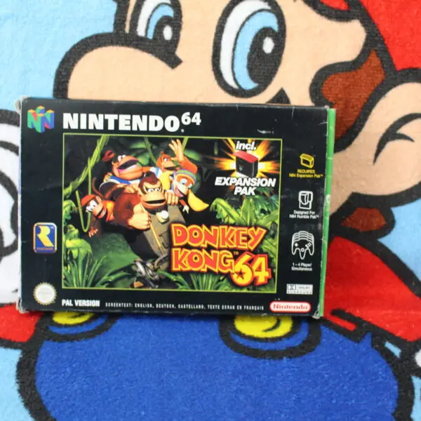 1242, 1409, 841 - Donkey Kong 64 in OVP - Nintendo 64