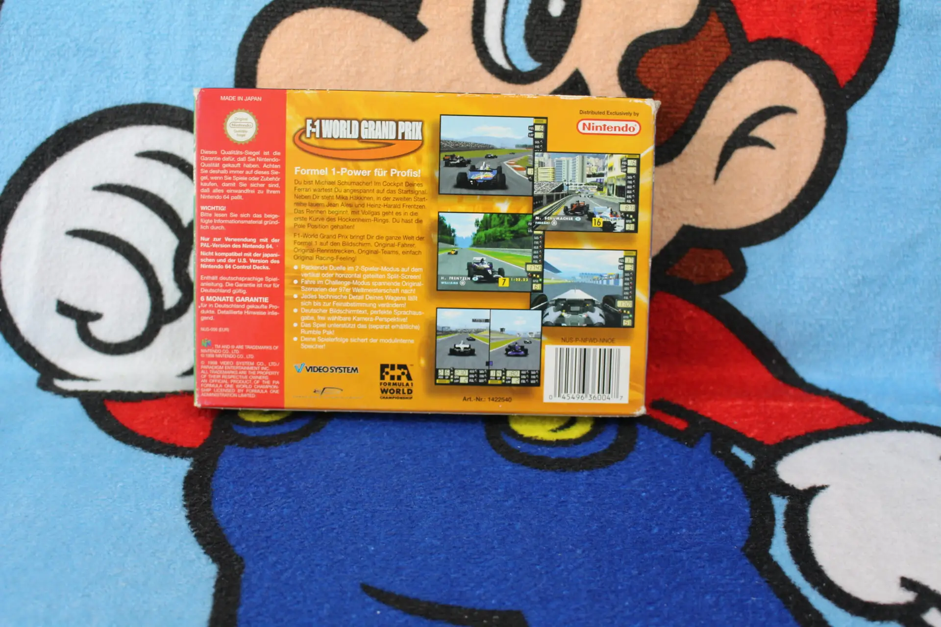 1243 - Formel 1 World Grand Prix in OVP - Nintendo 64