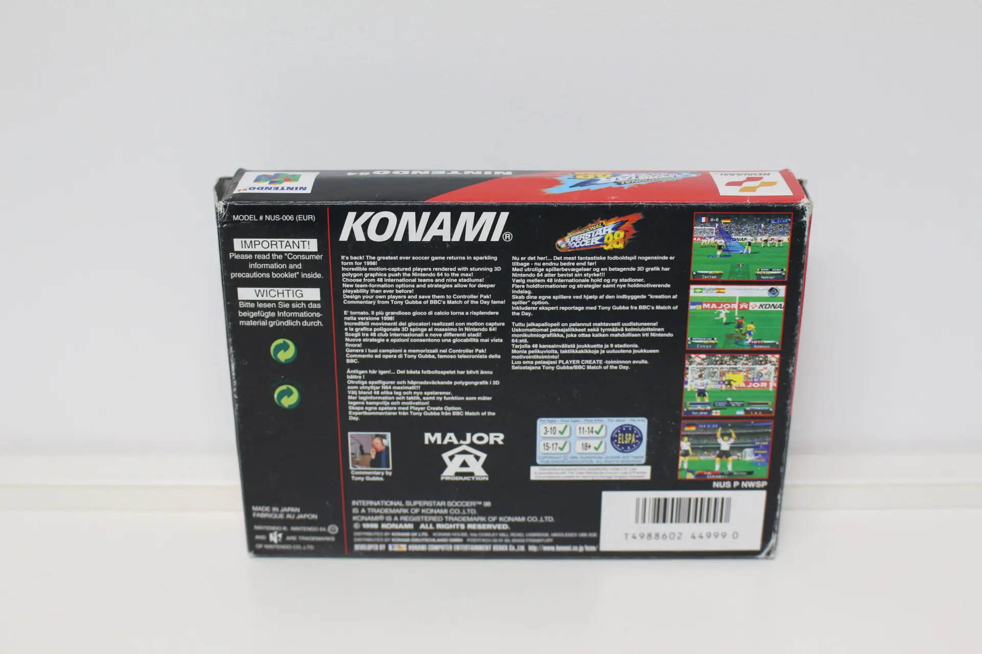 1246 - International Superstar Soccer 98 in OVP - Nintendo 64