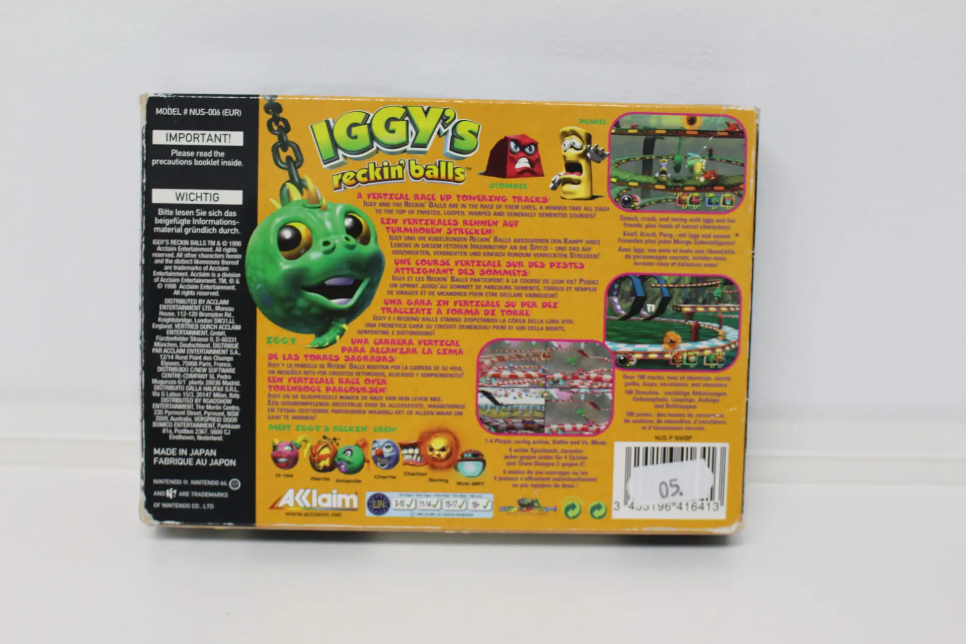 1481 - Iggys reckin Balls in OVP - Nintendo 64
