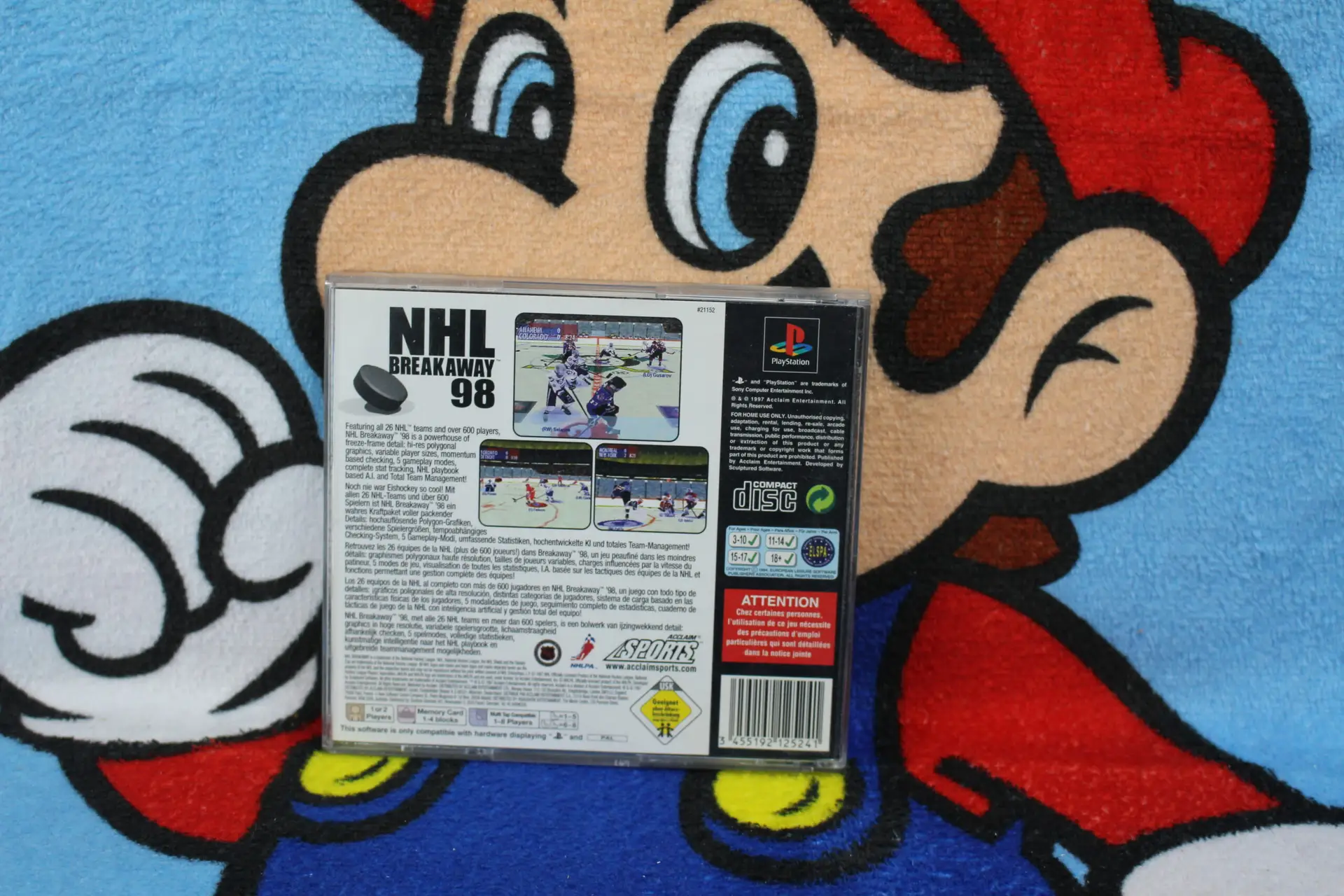 432 - NHL Breakaway 98 - Playstation 1