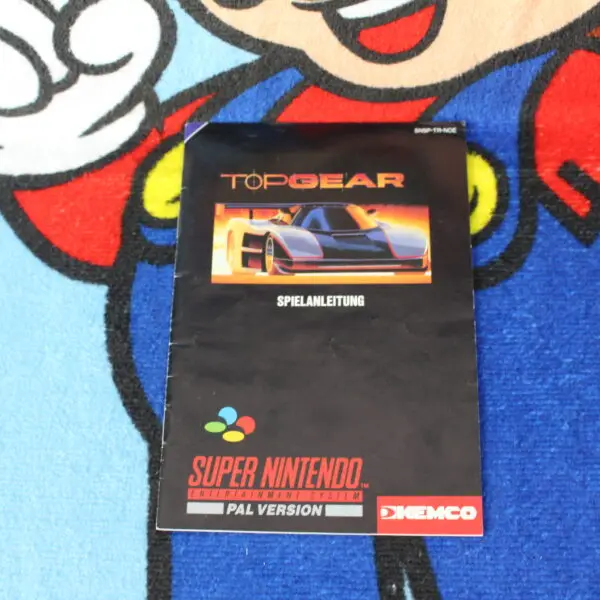697 - Top Gear Anleitung - Super Nintendo