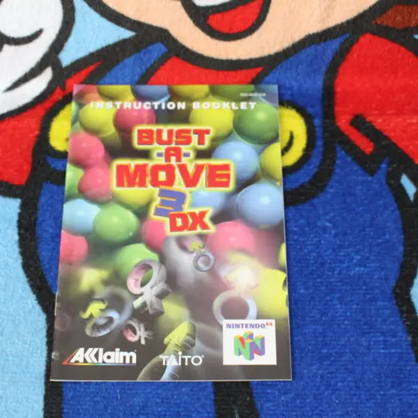 828 - Bust a move 3 DX Anleitung - Nintendo 64