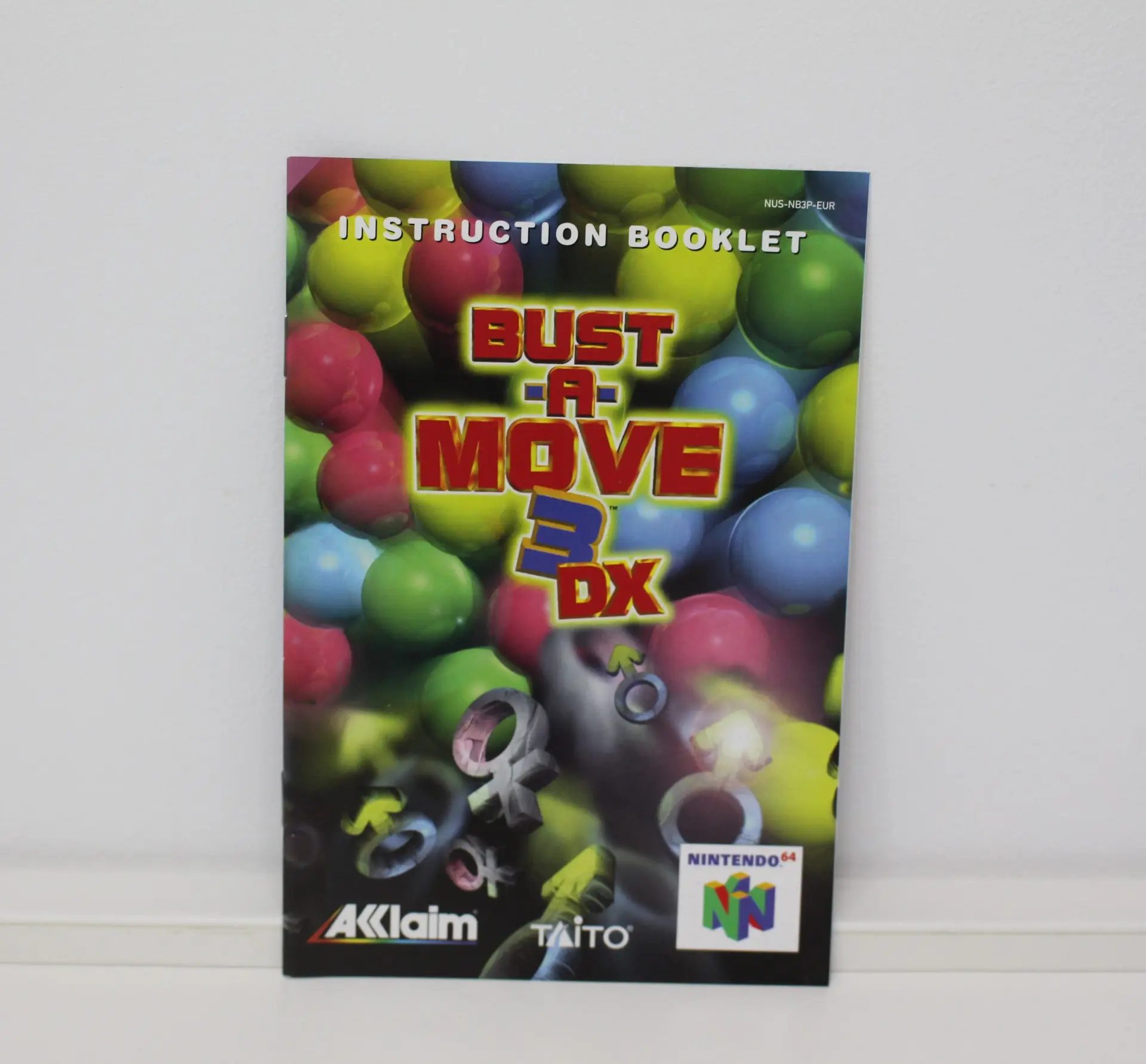 828 - Bust a move 3 DX Anleitung - Nintendo 64