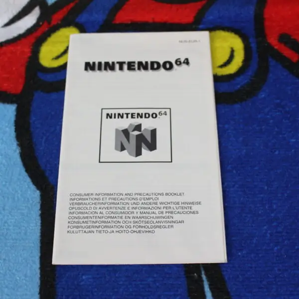 842 - Nintendo 64 NUS EUR 1 Anleitung - Nintendo 64