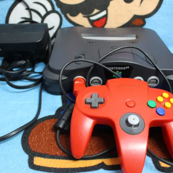 1710, 1712, 1757, - Nintendo 64 Konsole mit Controller Rot