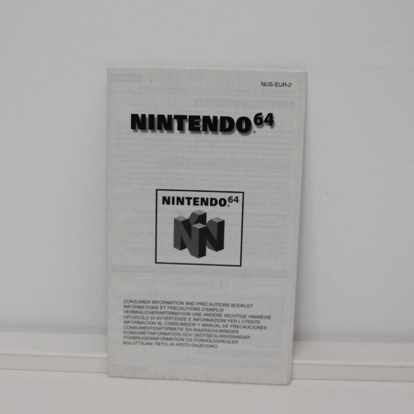 674 - Nintendo 64 NUS 2 Anleitung