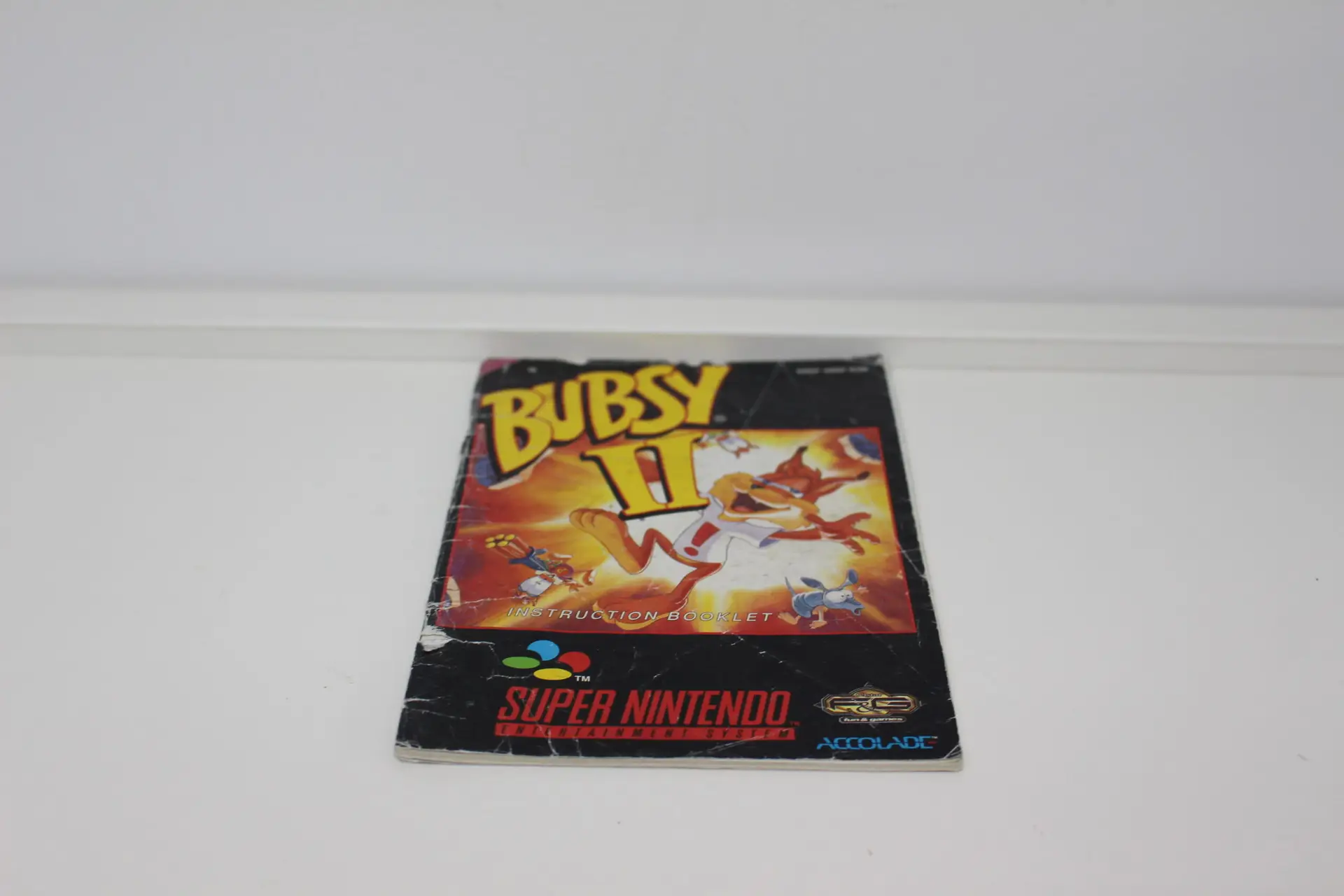 1179 Super Nintendo Bubsy 2 Anleitung