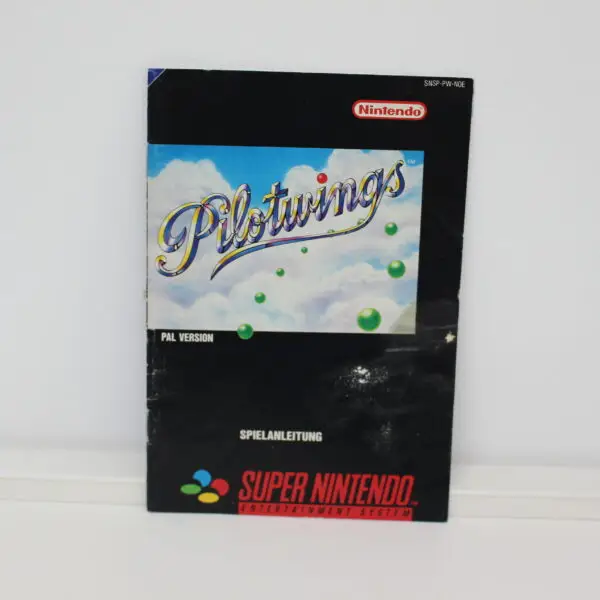 1328 Super Nintendo Pilotwings Anleitung