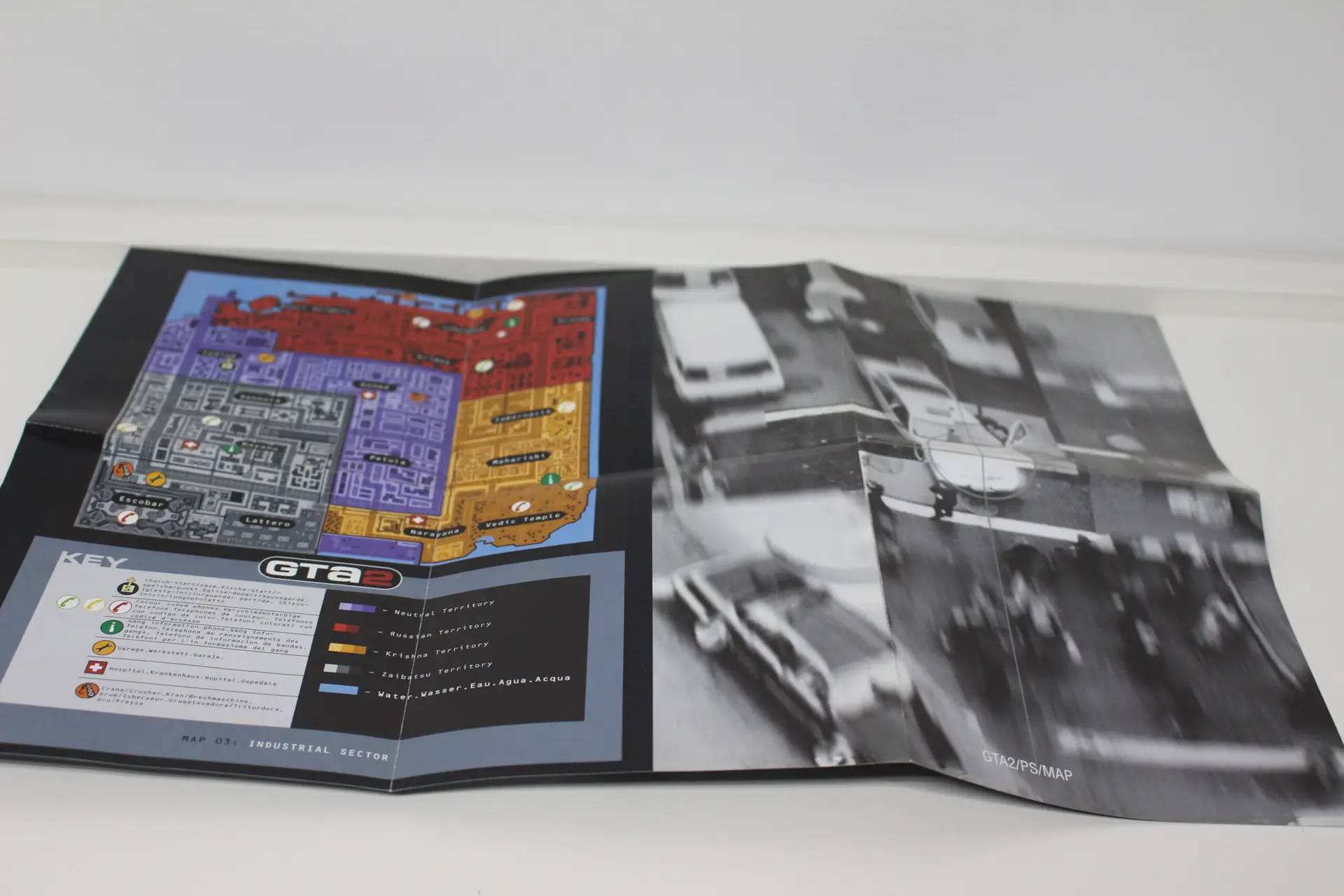 1843 Playstation 1 GTA 2 Karte
