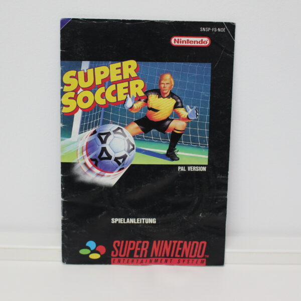 694 Super Nintendo Super Soccer Anleitung