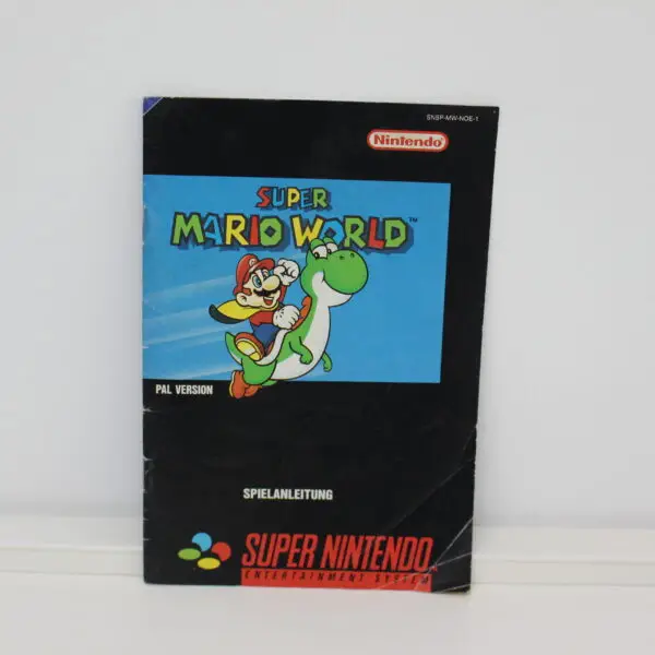 919 Super Nintendo Super Mario World Anleitung