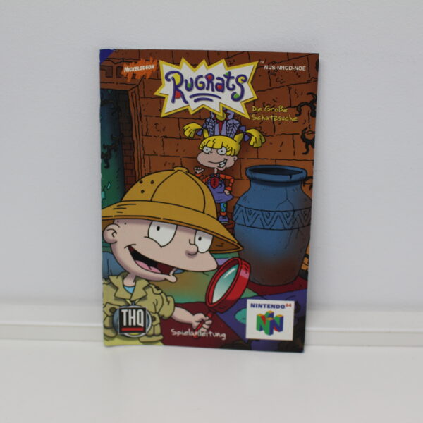 1856 Nintendo 64 Spiel Rugrats Anleitung