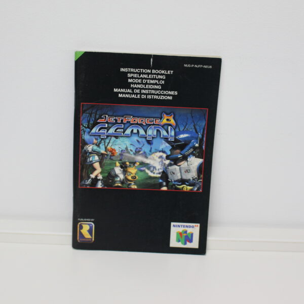 1863 Nintendo 64 Jetforce Gemini Anleitung