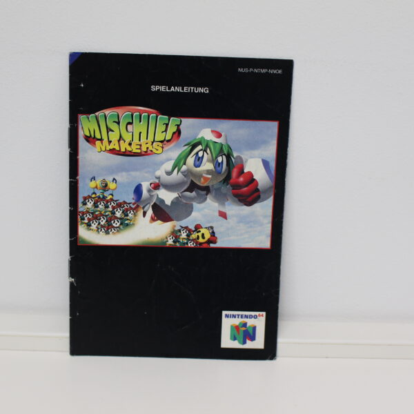 1870 Nintendo 64 Mischief Makers Anleitung