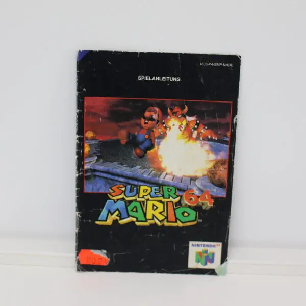 1876 Nintendo 64 Super Mario Anleitung