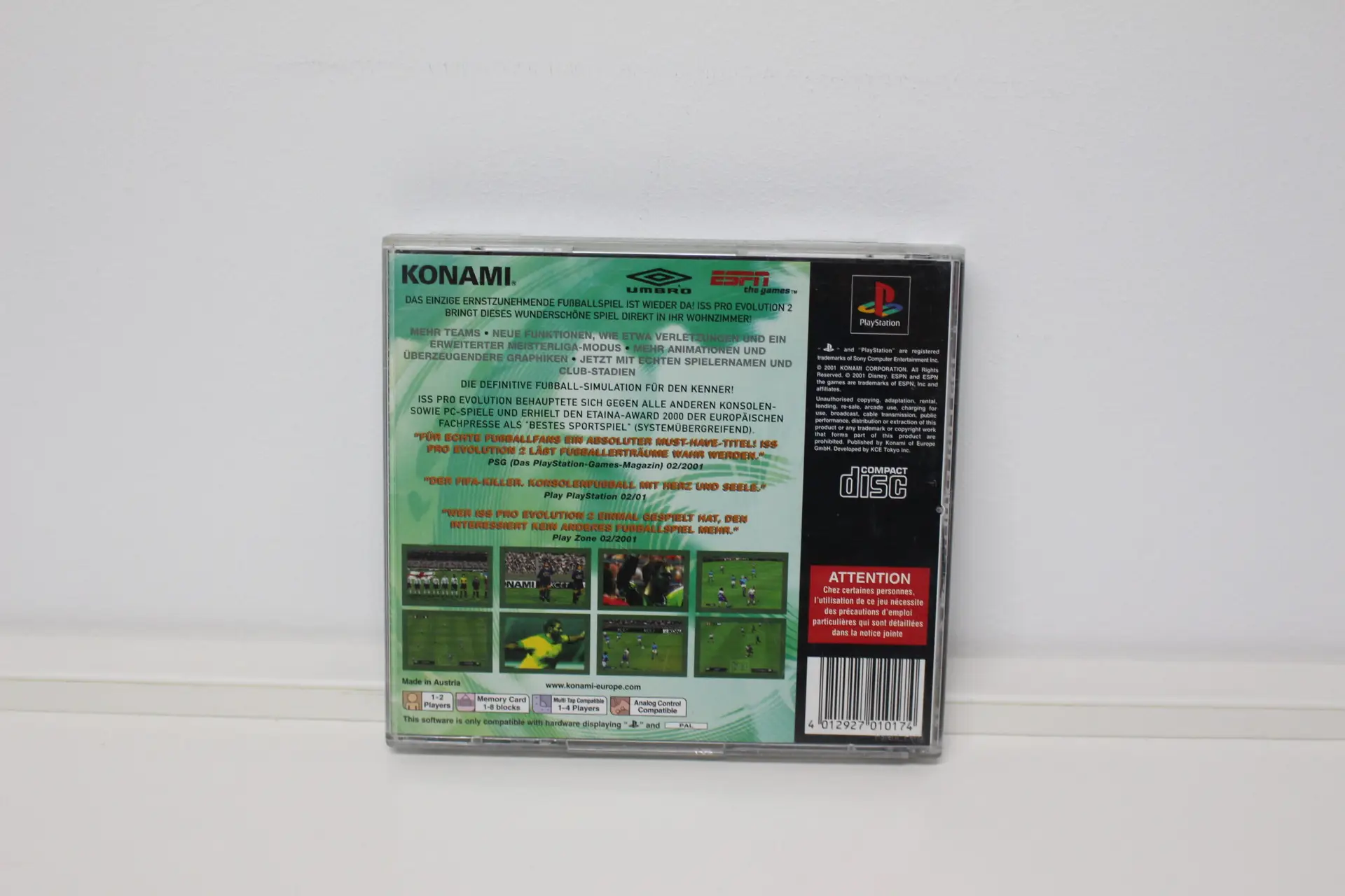 1902 Playstation 1 Spiel ISS 2