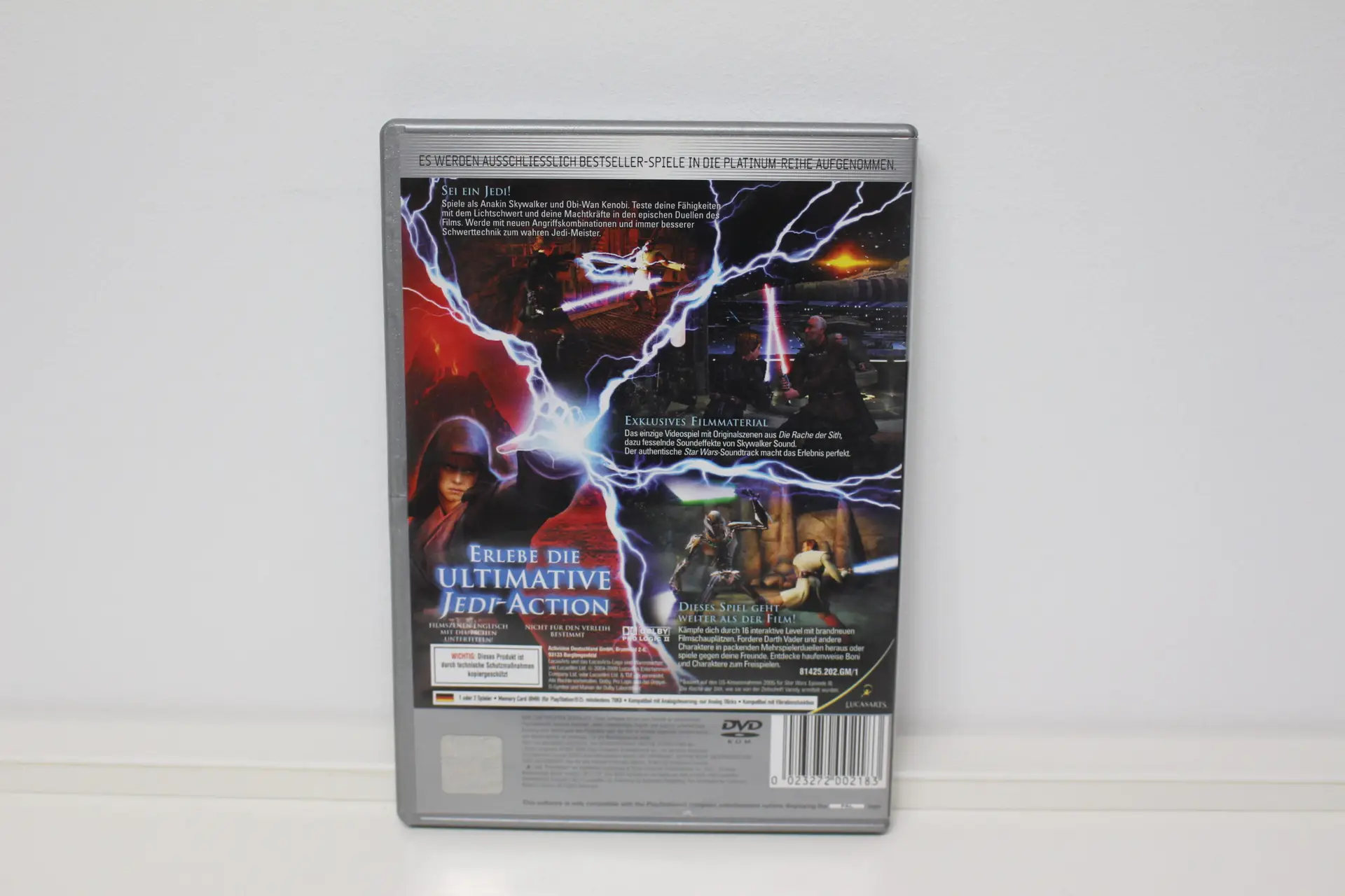 1932 Playstation 2 Spiel Star Wars Episode 3 plat